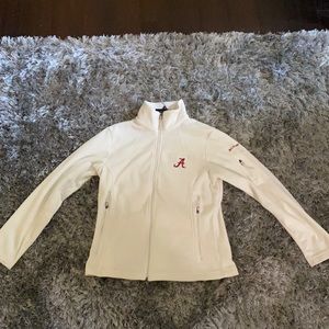 Medium white alabama columbia jacket